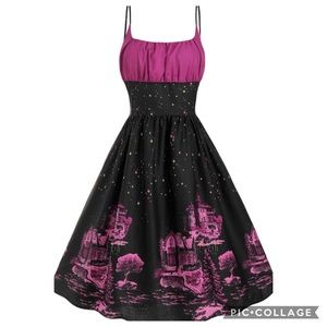 Pinup Style Castles Dress